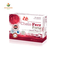 Viên sắt Chela-Ferr Forte cho bà bầu và người thiếu máu hộp 30 viên