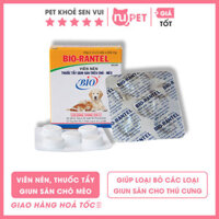 Viên sổ giun, tẩy giun sán Bio-Rantel cho chó mèo