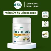 Viên Sữa Ăn Liền Dinh Dưỡng Thuần Chay BB Herb Vị Vani 90 Viên - BBHERB