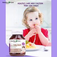 Viên sữa bổ sung canxi cho bé Healthy Care Milk Calcium 60 viên