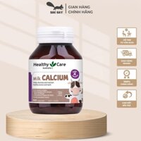 Viên sữa bổ sung canxi cho bé Healthy Care Milk Calcium 60 viên