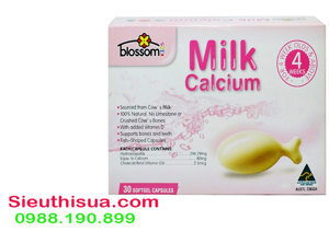 Viên sữa canxi Blossom Milk Calcium 30 viên