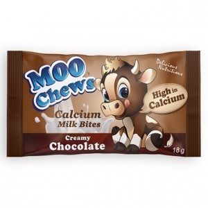 Viên sữa canxi Moo Chews - 18g, vị vani