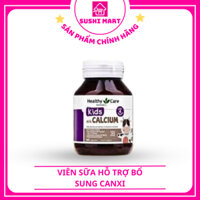 Viên sữa hỗ trợ bổ sung canxi Healthy Care Milk Calcium Kids chắc khỏe xương cho bé, hộp 60 viên