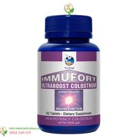 Viên Sữa Non Immufort Ultraboost Colostrum Cô Đặc Alpha Lipid