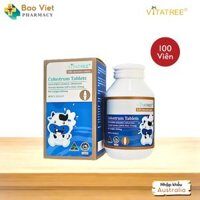 Viên sữa non Vitatree Colostrum Tablets giúp bổ sung dinh dưỡng, nâng cao sức đề kháng hộp 100 viên và 200 viên