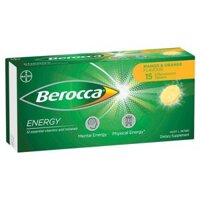 Viên sủi Berocca Energy Mango And Orange 30 viên
