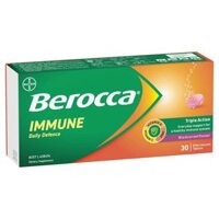 Viên sủi Berocca Immune Daily Defence Blackcurrant 30 viên