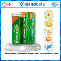Viên sủi Berocca tuýp 10 viên - Bổ sung vitamin tổng hợp và giúp khỏe mạnh và tăng cường tập trung