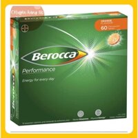 Viên Sủi Berocca Úc Ống 15 Viên Vị Dâu Cam Xoài