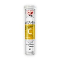 Viên sủi bổ sung tăng cường đề kháng Vitamin C dạng sủi Dr.Frei tuýp 20 viên