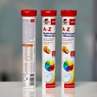 Viên sủi bổ sung vitamin C+ kẽm và A - Z multivitamin của hãng DOPPELHERZ