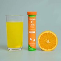 Viên sủi bổ sung vitamin C và kẽm 20 viên ( vị cam) của Holland and Barrett