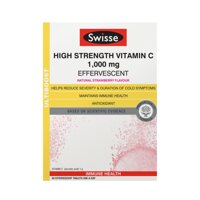 Viên sủi bổ sung vitamin C Swisse Ultiboost High Strength Vitamin C 60 Effervescent tablets