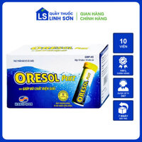 Viên Sủi Bù Điện Giải Oresol Pluz Hadiphar Tuýp 10 Viên