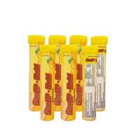 Viên Sủi C PluzTP-Multi Bổ Sung Vitamin C, Kẽm Hỗ Trợ Tăng Sức Đề Kháng Tuýp 20 Viên