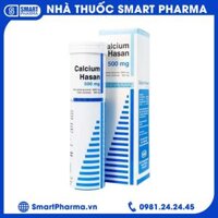 Viên sủi Calcium Hasan 500mg phòng và hỗ trợ điều trị bệnh loãng xương (20 viên)
