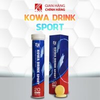 Viên Sủi Điện Giải KUNO KOWA DRINK SPORT, Bổ Sung Vitamin Acid Amin và Khoáng Chất, Tuýt 20 Viên