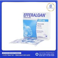 Viên sủi Efferalgan 500mg giúp giảm đau, hạ sốt (4 vỉ x 4 viên)