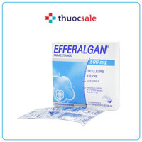Viên sủi Efferalgan 500mg UPSA SAS giảm đau, hạ sốt (4 vỉ x 4 viên)