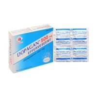 Viên sủi giảm đau, hạ sốt Dopagan 500mg Effervescent | Hộp 16 viên