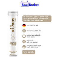 Viên sủi KUDOS BEAUTY - Thực phẩm bảo vệ sức khỏe KUDOS BEAUTY COLLAGEN + BIOTIN (20 viên/ tuýp)