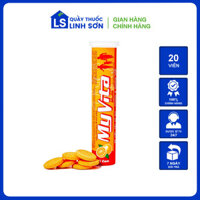 Viên Sủi Myvita Multivitamin Vị Cam Bổ Sung Vitamin Tuýp 20 Viên