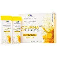 Viên sủi nghệ Scurma Fizzy Nano curcumin - Giảm vi.ê.m loét dạ dày, nhanh liền sẹo, đẹp dáng đẹp da
