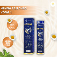 Viên sủi ngực tăng vòng 1 Henna hộp 20 viên giúp săn chắc, nở cơ ngực tự nhiên, an toàn sức khỏe