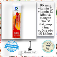 Viên sủi Optimax Immunity Booster Vid - Fighter tăng cường sức đề kháng (20 viên)