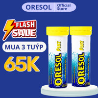Viên sủi Oresol Pluz giải khát, bù nước và điện giải ion hộp 10 viên