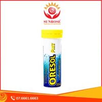 Viên sủi Oresol Pluz Hadiphar giúp bù chất điện giải (10 viên)