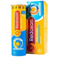 Viên sủi Redoxon Triple Action Bayer bổ sung vitamin C, D và kẽm (10 viên)