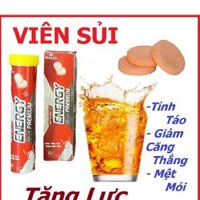 Viên Sủi Tăng Lực ENERGY Premium Beta-EU Tub 20 viên sủi 4g