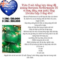 Viên Sủi Tổng Hợp - Berocca Performance- 15 Viên - 45 viên - Chuẩn Úc