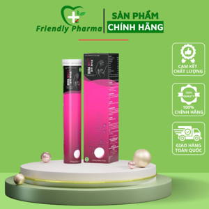 Viên sủi trắng da mờ nám Bora White