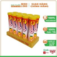 Viên sủi vitamin c Ossizan C tăng sức đề kháng cho bé nâng cao hệ miễn dịch thơm ngon rễ uống Lốc 10 Tub