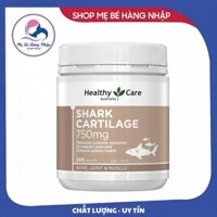 Viên sụn cá mập 750mg [Úc] Healthy Care Shark Cartilage 750mg