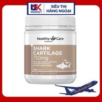 Viên sụn cá mập 750mg Úc Healthy Care Shark Cartilage - Hỗ Trợ Vấn Xương Khớp