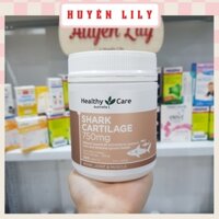Viên sụn cá mập Healthy Care Shark Cartilage 750mg - Hỗ trợ điều trị các vấn đề về cơ xương khớp 200 viên của Úc
