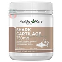 Viên sụn cá mập Healthy Care Shark Cartilage 750mg của Úc chính hãng