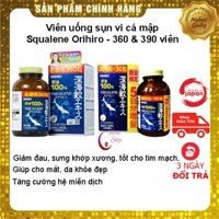 Viên sụn vi cá mập giúp giảm đau sưng khớp, tốt cho tim mạch, đẹp da Orihiro Squalene, Nhật Bản