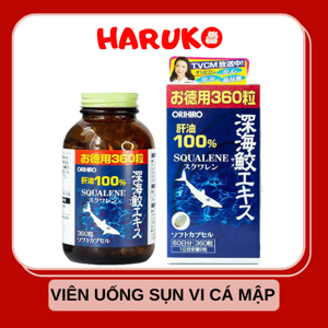 Viên sụn vi cá mập squalene orihiro 360 viên