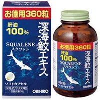 Viên sụn vi cá mập Squalene Orihio bổ xương khớp, tim mạch và mắt Nhật