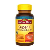 Viên Super C tăng cường hệ thống miễn dịch Nature Made Super C with D3 & Zinc 70 viên
