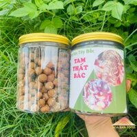 Viên tam thất mật ong rừng được bào chế thủ công từ 100% bột củ tam thất bắc rừng hoang khô và mật ong khoái nguyên chất