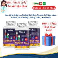 Viên tăng chiều cao NuBest Tall Kids 2-9, Nubest Tall New Look, Nubest Tall 10+ tăng trưởng chiều cao cải tiến