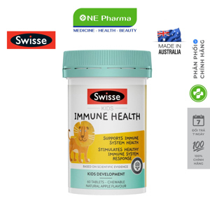 Viên tăng cường hệ miễn dịch cho bé Swisse Kids Immune Health 60 viên