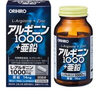 Viên tăng cường sinh lực cho nam Orihiro L-Arginine + Zinc - Nhật Bản