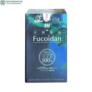 Viên tảo hỗ trợ điều trị ung thư Fucoidan Nhật Bản - 150 viên